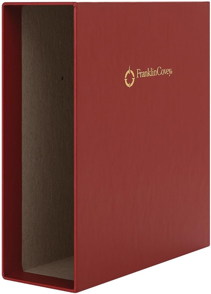 FranklinCovey - Storage Sleeve for FranklinCovey Planners | Protect Past and Future Planner Pages (Classic, Red)