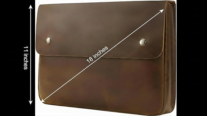 Leather File Folder Organizer Document Holder, File Case, A5 Binder, Envelope Portfolio, Portfolio,Spacious Leather Folio Laptop Sleeve Case for 13" 14" 15" Laptops,Macbook & Tablets