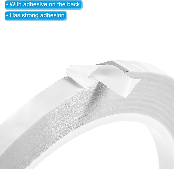 PATIKIL 1/4" Whiteboard Tape, 6 Pack Thin Dry Erase Tape for Graphic Chart Marking DIY Art, White