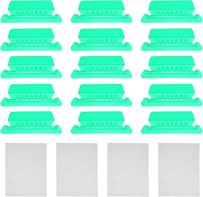 50PCS 2 Inch Green PVC Hanging File Folder Tabs with Paper Insert Office Product Interior Folder Indexing Tool