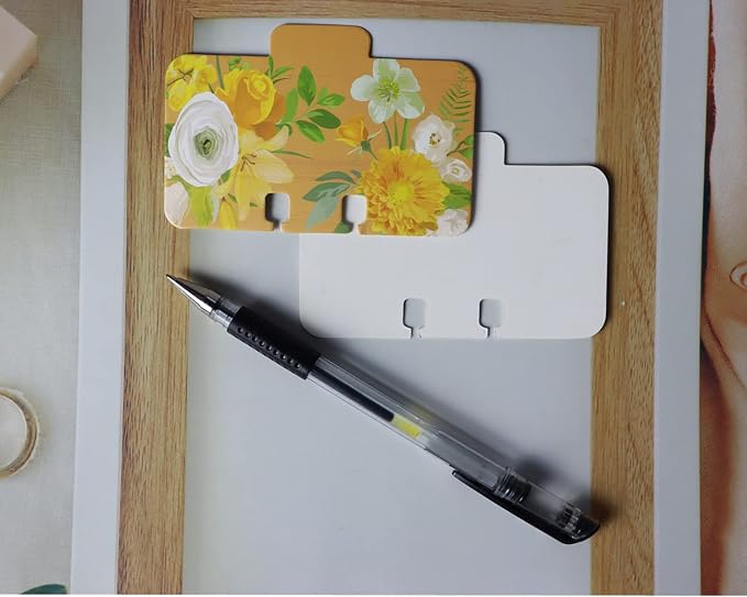 4" x 2.6" Rotary File Card Refills Dividers for Rolodex (C-Dividers)
