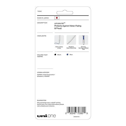 uniball one Retractable Gel Pens, Medium Point (0.7mm), Black and Blue Ink, 5 Pack