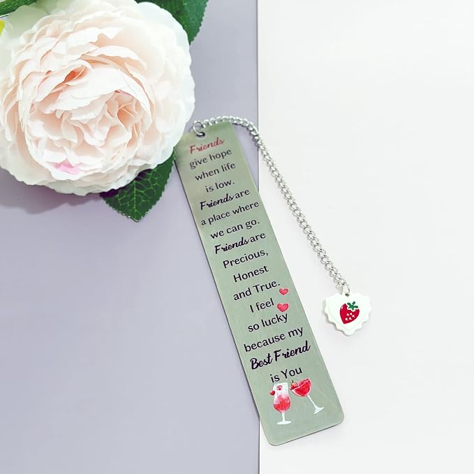 Bookmarks Graduation Friendship Appreciate Gifts Women Teens Best Friends Go to University Encourage Keepsake Birthday Christmas Distance Accompany Back to School Friends Give Hope When Life is Low
