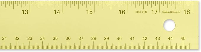 Alumicolor 18-inch Standard Aluminum T-Square for Art Framing & Drafting, Gold