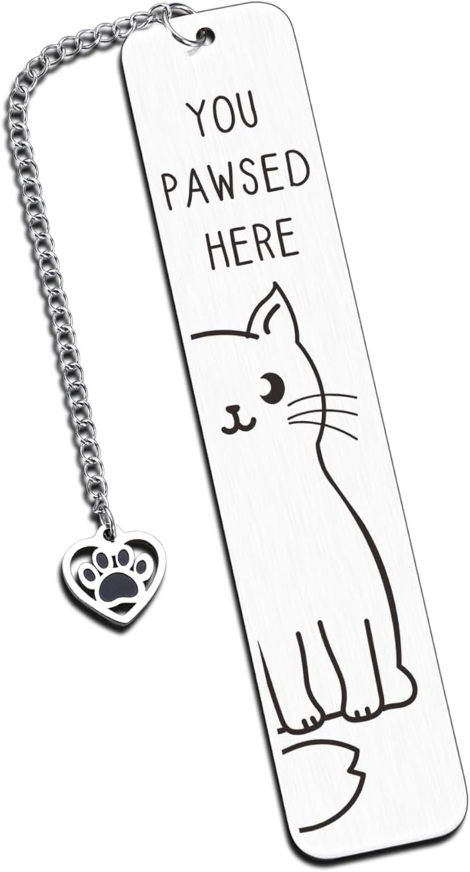 Cat Book Marks, Cat Lover Gifts for Women Men, Fathers Day CAT Dad Gifts Cute CAT Bookmarks for Girls 10-12 Cats Gift for Girls Boys Friends Book Lovers Bookish Gift Book Marks for Reading Women Nerds