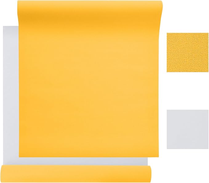 Book Cloth,17x55”,bookcloth,Cloth Book Cover,Fabric Book Cover, Fabric Surface and Paper Backed,Book Binding Cloth,Book Cloth for Book Binding,Bookbinding Supplies (Bright Yellow,17in x 55in)