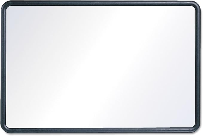Quartet Contour Whiteboard, 24" x 18" Dry Erase Board, Plastic Frame, Black (7551), 2' x 1-1/2'