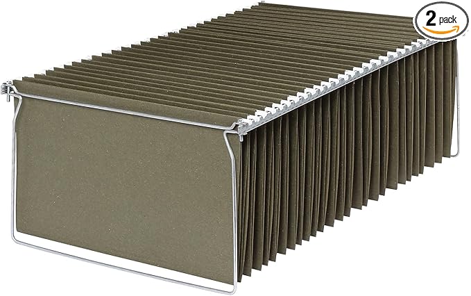 Pendaflex Adjustable Hanging File Frame, Legal, Gray, 2/Box (1006954)