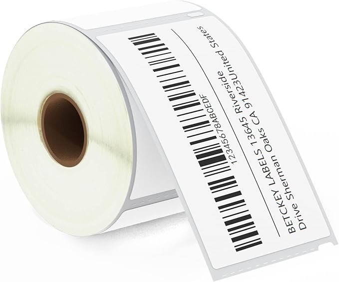 BETCKEY - Compatible DYMO 30256 (2-5/16" x 4") Replacement Shipping Labels - Compatible with Rollo, DYMO Labelwriter 450, 4XL & Zebra Desktop Printers[1 Rolls/300 Labels]