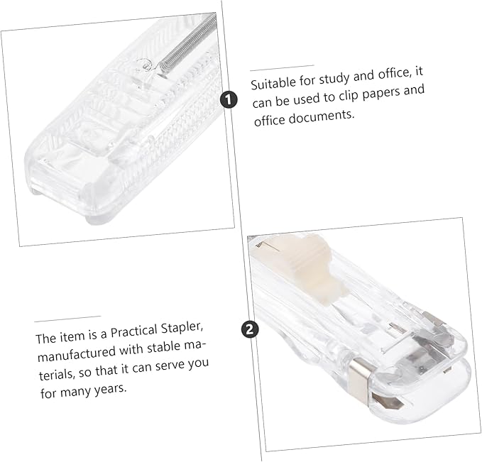 Operitacx 1set Stapler Clip Pusher for Heavy-Duty Staplers Office Paper Clip Dispenser Desk Paper Fastener Book Binding Tool