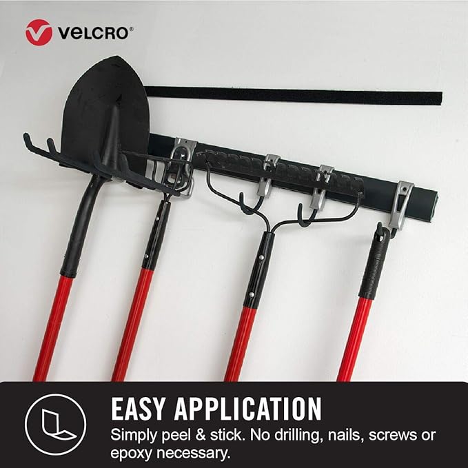 VELCRO Brand Industrial Fasteners Stick-On Adhesive | Professional Grade Heavy Duty Strength | Indoor Outdoor Use, 1 7/8in, Circles 4 Sets (Pack of 2)