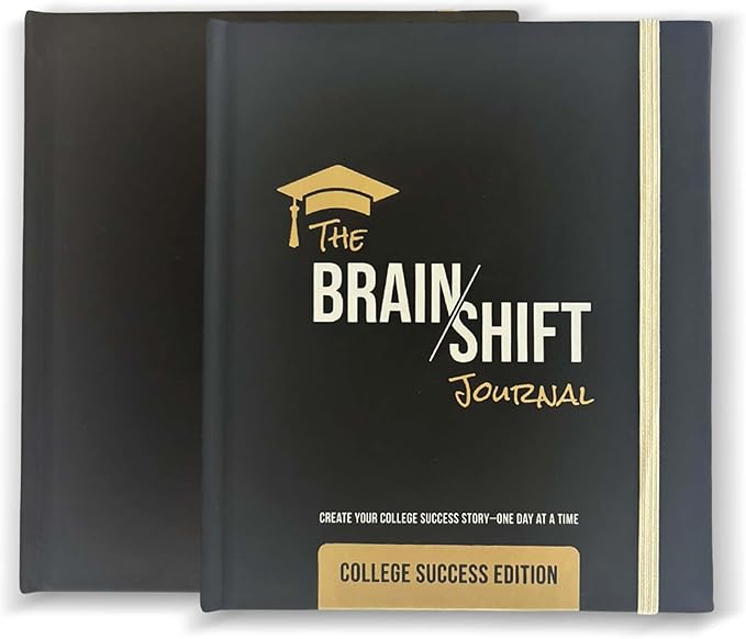 The Brain Shift Journal - College Success Edition - 18 Week Academic Planner with Daily & Weekly Prompts - Goal Setting, Habit Building & Self Reflection Journal for college, University & Grad School