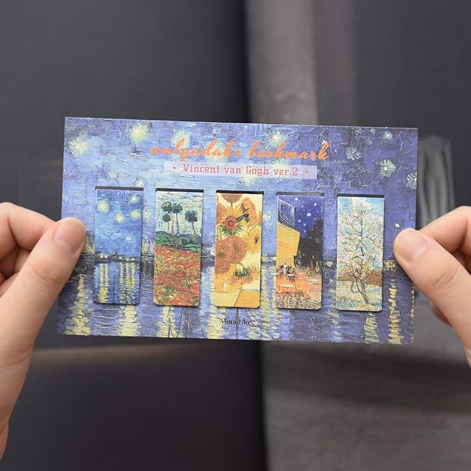 Monolike Magnetic Bookmarks Vincent Van Gogh ver.2, Set of 5