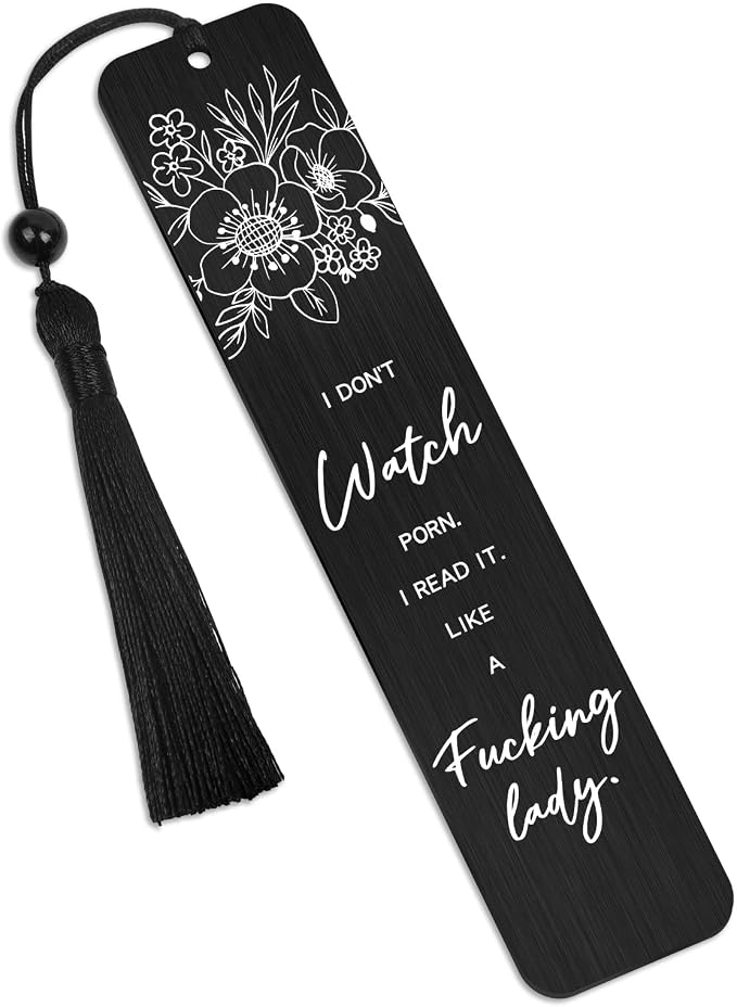 Funny Bookmark Book Lovers Gift - Dark Romance Bookmark Stainless Steel Bookmarks Birthday Gifts Women Nerd Bookish Gift Bookworm Coworker Friends Book Club Dark Romance Novel Lovers