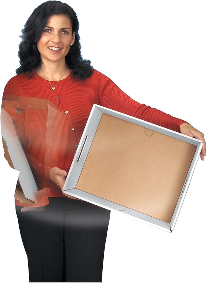 Bankers Box 4-Pack Medium Duty File Storage Boxes with Lids, FastFold Assembly, 24 Inch Letter, STOR/FILE, (0070104)