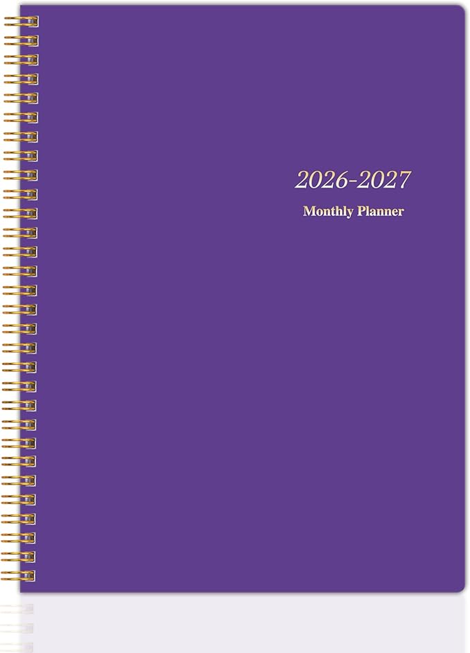 2026-2027 Monthly Planner, Calender Planner from Jan 2026 - Dec 2027, 24 Months for Planning with Habit Tracker, To-Do List, Goals,Summary ,7.5" x 10", Spiral Bindding for Personal Organizer and Office Supplies