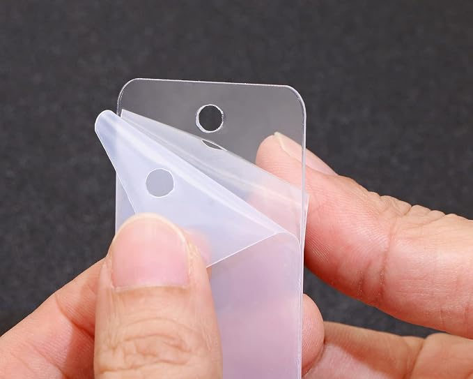 Blank Clear Bookmakrs Penta Angel 20Pcs Plastic Craft Transparent Acrylic Bookmakrs with 20Pcs Small Bookmakrs Tassels for DIY Projects and Graduation Gift Tag