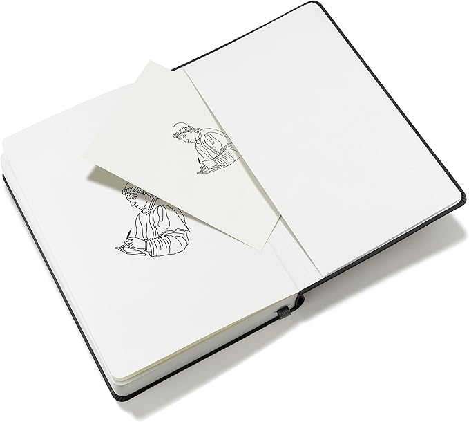 Wykeham's Productive Journal – Weekly Planner to Increase Productivity – Personalization Available (Black, 8.5"×5.5")