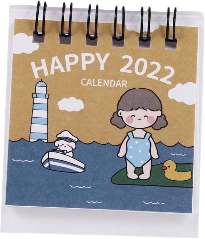 OSALADI Desktop Mini Planner Calendar Monthly Schedule Organizer for Students Teachers Office Use Eco-friendly Design