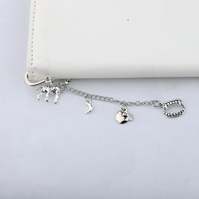 MAOFAED Vampire Bookmark for Romance Book Lover, Fantasy Reader Gift, Romance Book Club Gift, Reading Gifts(teethHeart)
