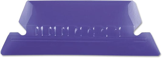 Pendaflex Hanging Folder Tabs, 2", Clear Violet, 25 Tabs and Inserts per Pack (42 VIO)