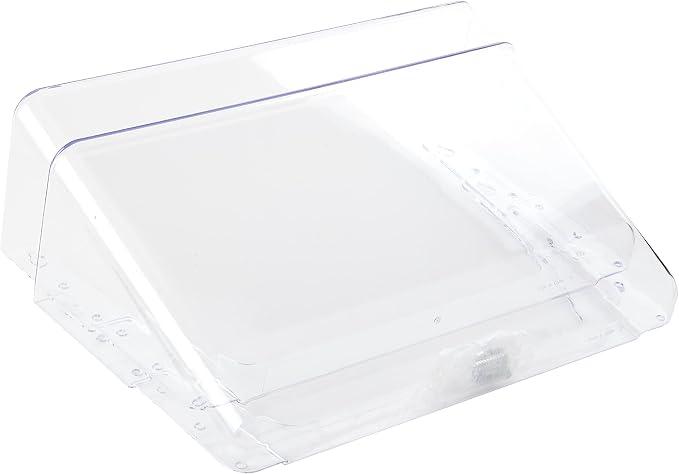 Deflecto Office DocuPocket, Wall File Organizer, Stackable, Letter Size, Clear, 13" W x 7" H x 4" D, 3 Count
