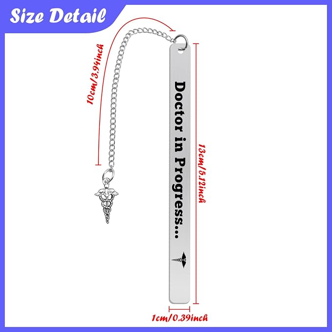 Doctor to Be Gifts Bookmark Gifts for Med Student Future Doctor Gifts Medical School Graduation Gifts New Doctor Bookmark Gifts Reading Lovers Gifts Inspirational Gift Doctor in Progress Gifts