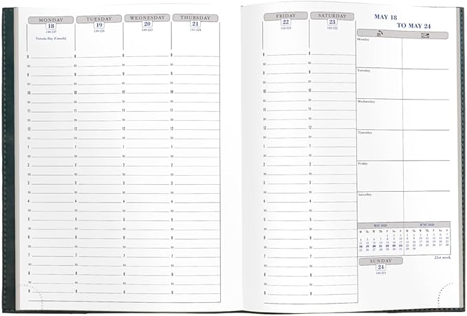 Exacompta 2026 Refill For Visual Planner - Time Management Appointment Organizer