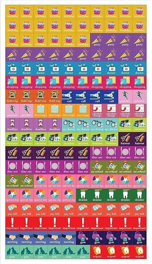 The Gifted Stationery 16 Month Square Wall Calendar - 2026 Wall Planner with 180 Planner Stickers - Hanging Calendar for Home & Office - Sept 2025-Dec 2026, 12 x 12 in