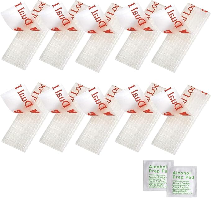 EZ Pass/IPass/IZoom/SunPass Mounting Strips 10 Pcs (5 Sets), Peel and Stick Adhesive Strips Dual Lock Tape (10)