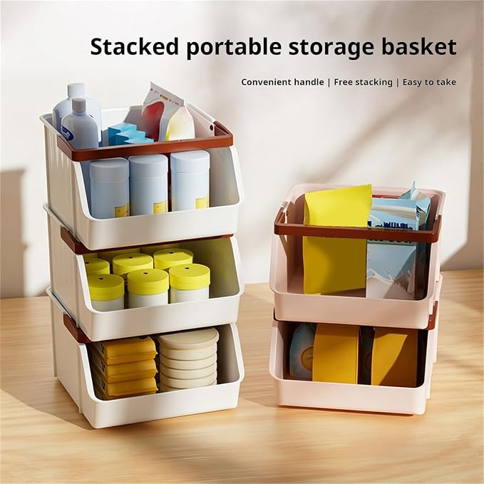 Of 3 Desktop Organizers Box Large Capacity Storage Container for Offices Supplies Desk Organization Tool Presentation Storage Box