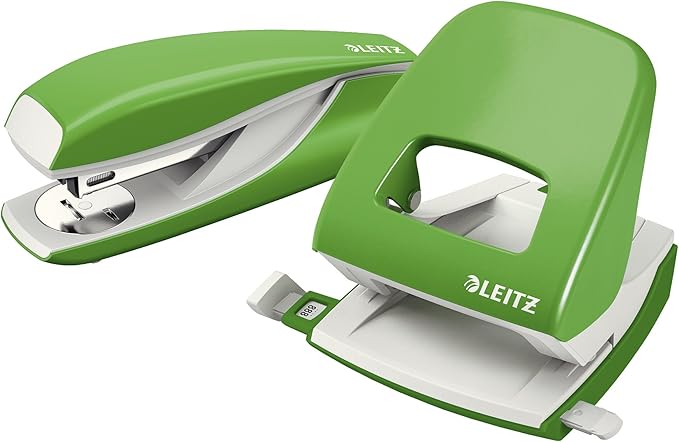 Leitz 55020050 Ergonomic Metal Stapler, Light Green