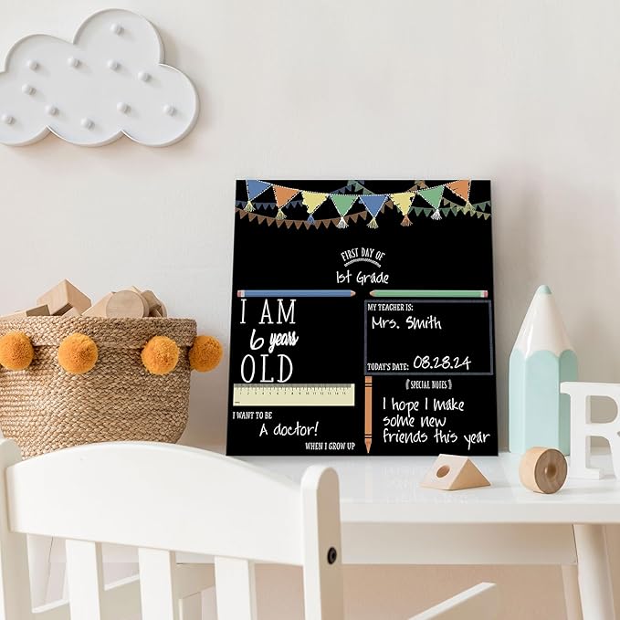 RoomMates First/Last Day of School Banner Chalkboard, RMK5370CB
