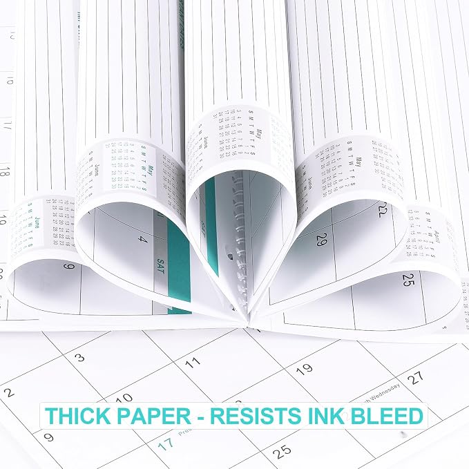 2026-2027 Wall Calendar - 2 Pack Monthly Wall and Desk Calendars, 18 Months from Jul 2026 - Dec 2027, 11"x 8.5", Thick Paper