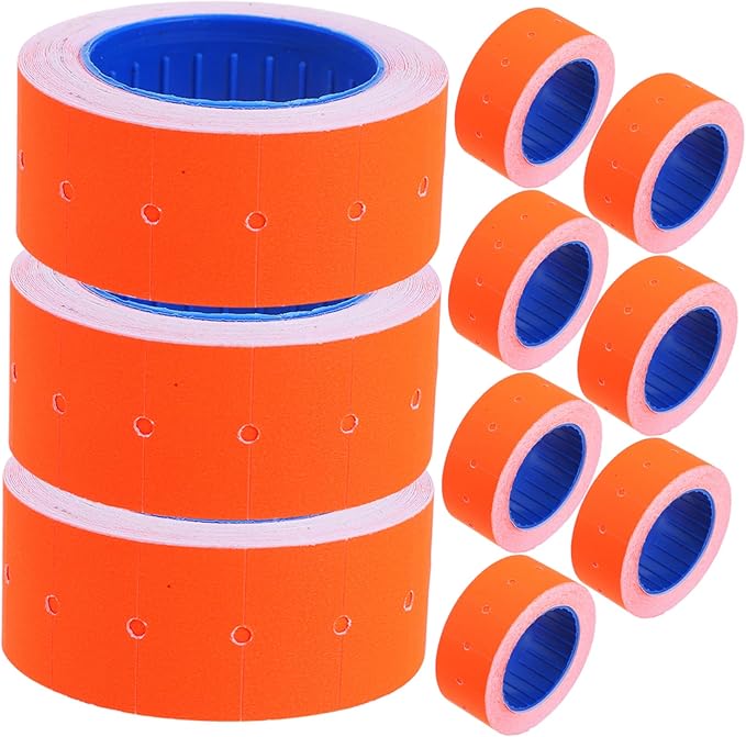 STOBOK 10rolls Adhesive Price Tag Stickers for Pricing Labels for Retail Inventory Grocery Stores for Home Shop Use