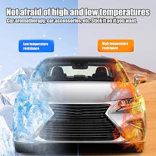 Automotive Double-Sided Tape | 0.8mm Thick, Length, 10/20/30mm Width | High Temperature Resistant Strong Adhesive | for Car Trim Emblem Spoiler, Removable Gray Tape