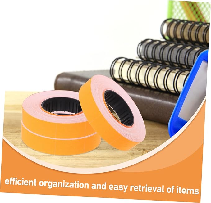 KALLORY 10rolls Price Labeller Parts Paper Price Tags Retail Stickers Labeller Accessories Pricing Stickers
