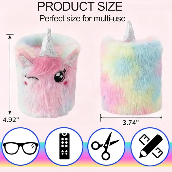 Cute Pen Container Holder Desk Decoration Stocking Stuffers Creative Multi-Functional Pen/pencil Holder Desk Organizer Accessory Makeup Storage Office Home Art Supply