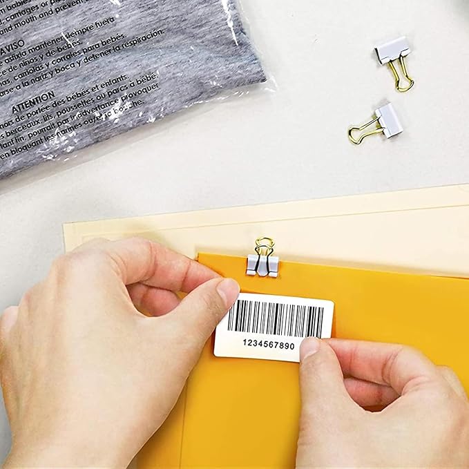 4"x2" 3-Proof Direct Thermal Barcode Shipping Labels for Zebra LP2844 GK420D GK420T ZD421 ZD420, 12 Rolls 9000 Pcs 2x4 Strong Adhesive Return Address Label Used with Rollo MUNBYN Arkscan