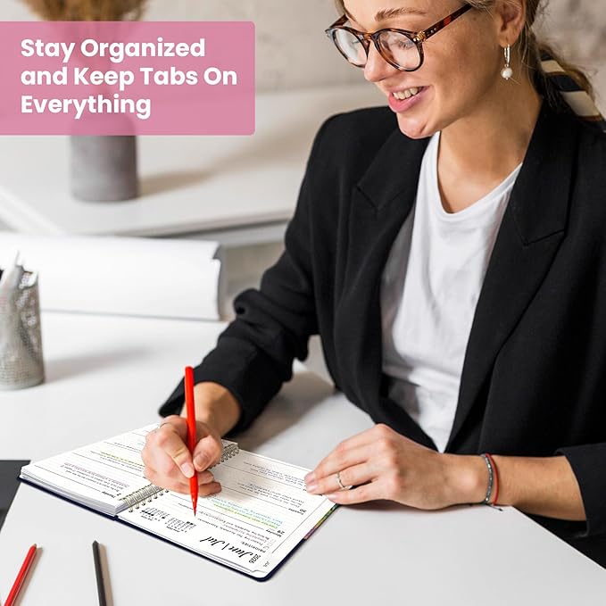 Planner 2026-2027, Monthly and Weekly Academic Planner July 2026 - June 2027, Hardcover Student Teacher Planning Agenda Calendar Book with Tabs, Perfect for Office School Supplies, A5 (6.3" x 8.5") - Cactus Mirage