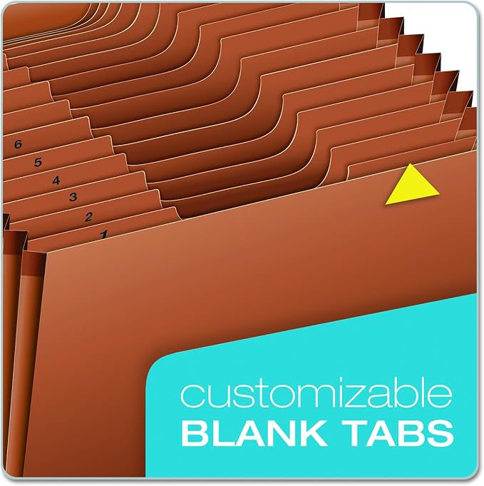 Pendaflex Conversion File Jackets and Pockets, (PFXR219AHD),Brown (Pack of 5)