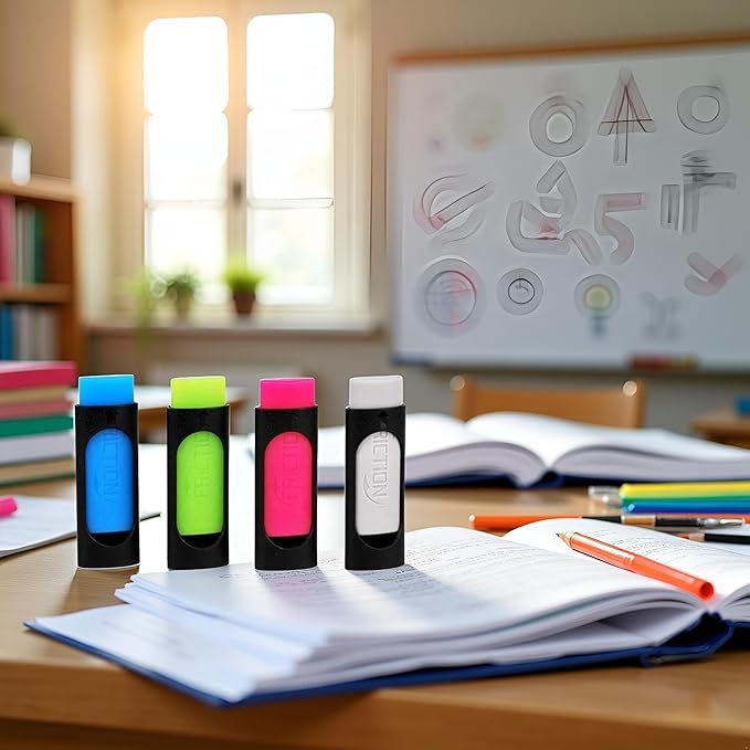 Random Multicolour Ink Rubber for Erasable Pen Stationery Office School Supply Gift Eraser Dedicated Pen for Gel Color Office and School Supplies