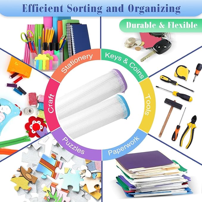 Jetec 32 Pcs Mesh Zipper Bags Toy Storage Bikini Organizer Bag Bolsas Para Guardar Trajes De Bano Waterproof Zipper Reusable Pouch Puzzle Multipurpose for Storage Office(Cute Color,9.5 x 4.5 Inch)