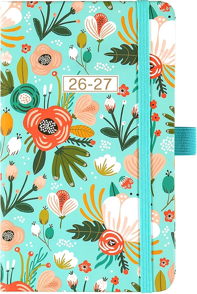 2026-2027 Pocket Planner/Calendar - Weekly & Monthly Planner 2026-2027, JUL 2026 - JUN 2027, 6.3" x 3.8", with Pen Holder, Inner Pocket