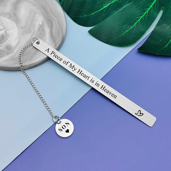 Memorial Gifts for Loss of Son Sympathy Gift Bookmark in Memory of Son Gift Bereavement Gifts Condolences Gifts Son Baby Memorial Gifts Bookmark Remembrance Miscarriage Gifts Book Lover Gift