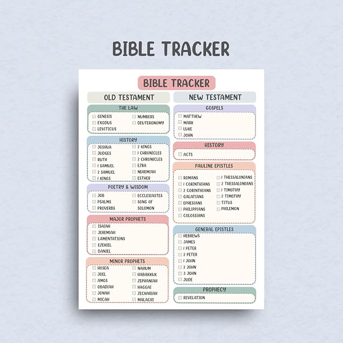 66 Books of the Bible Vellum Tip-Ins