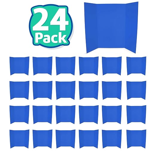 Flipside Products Blue Project Display Board 36X48 in