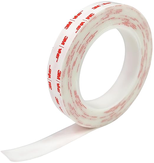 Heavy Duty Mounting Tape 4950, 1 in x 5 yd, Invisible Bonds, Extreme Durability, and Multi-Surface Adhesion for Industrial & DIY Use