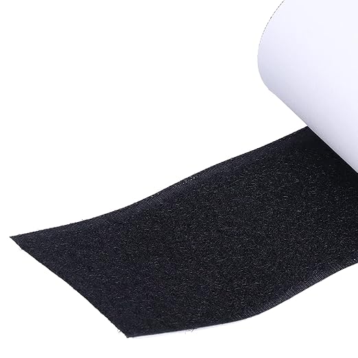 Hook and Loop Tape, Nylon Mounting Tap for Guitar Effect Pedal Board, 5cm x 2meters, Adhesive Backing (Matte)