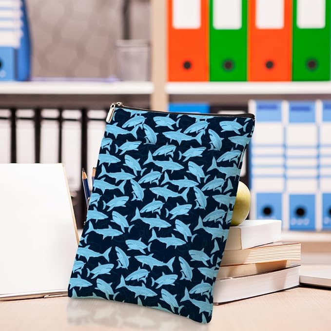 Shark Book Sleeve Book Cover Cute Shark Gifts for Women Friendship Bookish Gifts Books Protector Pouch for Teen Girls Sister Bestie BFF Christmas Birthday Graduation Book Club Gift